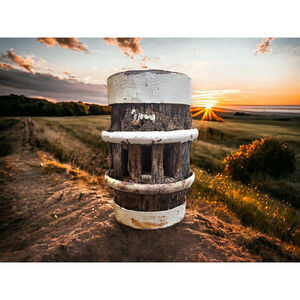 Antique Wagon Wheel Hub Chippy Farmhouse Industrial Decor Primitive Rustic Decor